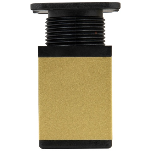 Nóżka meblowa kwadratowa regulowana h-60 aluminiowa Złoto brokat