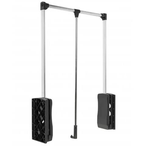 Pantograf pneumatyczny do garderoby 875-1200mm GTV Czarny/Chrom