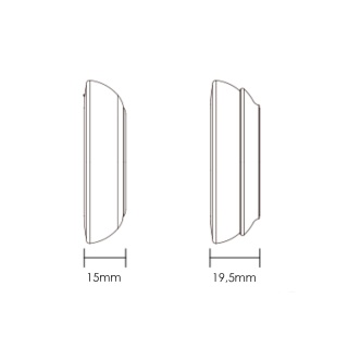 Pilot LED panel naścienny MONO/CCT PL-FUT-K2S na magnes Biały