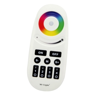 Pilot kontroler Mi-Light RF 2.4G 4-strefowy RGB 12-24V 12A do taśm LED FUT095