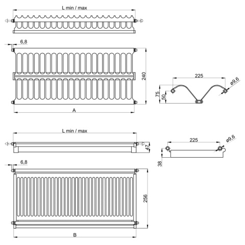 Suszarka do naczyń dwupoziomowa do szafki 80cm stal nierdzewna PRIMA Rejs