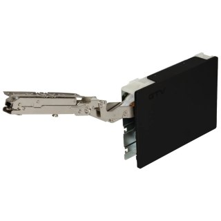 System podnośników do frontów HORIZON PUSH TO OPEN ŚREDNI - Czarny