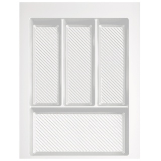 Wkład na sztućce do szuflady Organizer MAX 40 Biały Rejs