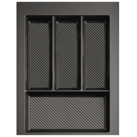 Wkład na sztućce do szuflady Organizer MAX 40 Grafit Rejs