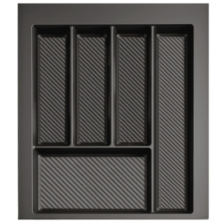 Wkład na sztućce do szuflady Organizer MAX 45 Grafit Rejs