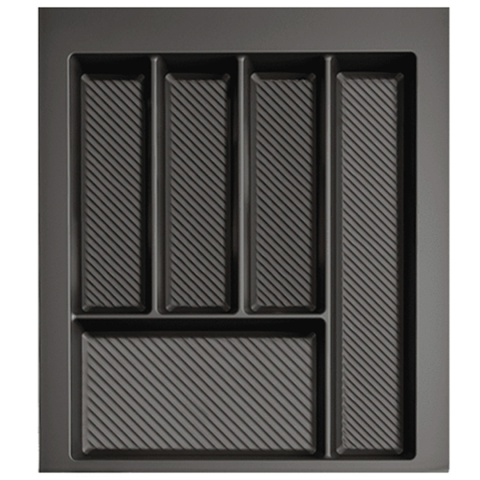 Wkład na sztućce do szuflady Organizer MAX 45 Grafit Rejs