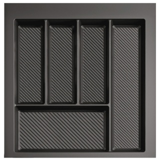 Wkład na sztućce do szuflady Organizer MAX 50 Grafit Rejs