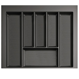 Wkład na sztućce do szuflady Organizer MAX 60 Grafit Rejs