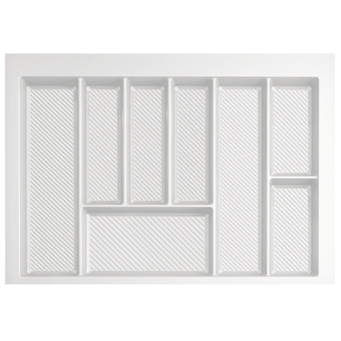 Wkład na sztućce do szuflady Organizer MAX 70 Biały Rejs