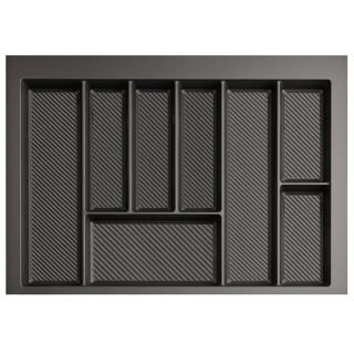 Wkład na sztućce do szuflady Organizer MAX 70 Grafit Rejs