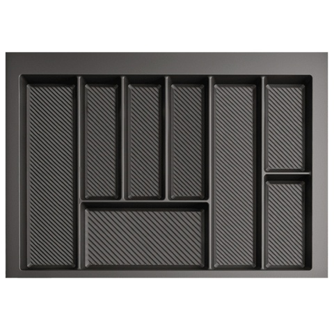 Wkład na sztućce do szuflady Organizer MAX 70 Grafit Rejs