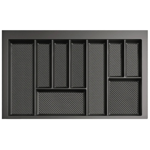 Wkład na sztućce do szuflady Organizer MAX 80 Grafit Rejs