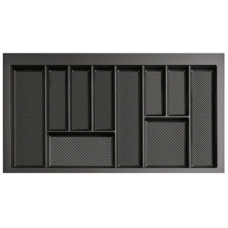 Wkład na sztućce do szuflady Organizer MAX 90 Grafit Rejs