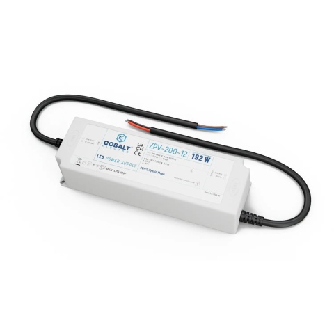 Zasilacz montażowy hermetyczny Cobalt Electro do taśm LED 12V 192W IP67 ZPV-200-12