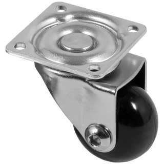 Kółko meblowe BRAZYLIA 35mm Czarne GTV