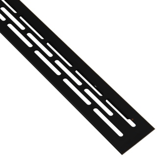 Kratka wentylacyjna do mebli 23×375 Czarna LEBA