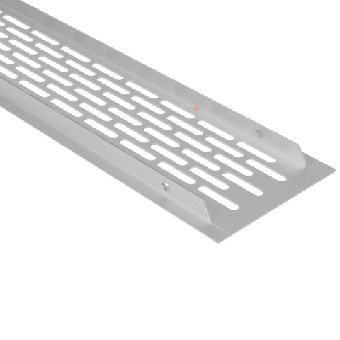 Kratka wentylacyjna pod lodówkę 60×480 Aluminium LEBA