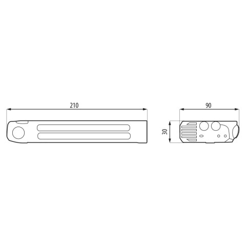 Latarka czołowa LED akumulatorowa 280 lm USB-C 1200 mAh Bemko