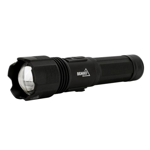Latarka hybrydowa LED ZOOM 10W 600 lm akumulatorowa IP42 Bemko