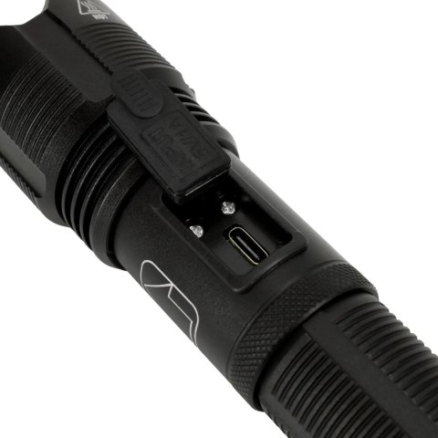 Latarka hybrydowa LED ZOOM 10W 600 lm akumulatorowa IP42 Bemko