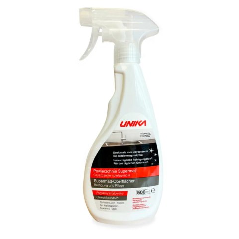 Płyn środek do czyszczenia powierzchni matowych SUPERMAT 500ML UNIKA