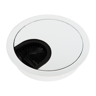 Przepust kablowy aluminiowy okrągły przelotka fi 60mm Biały