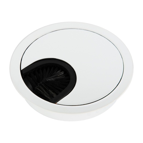 Przepust kablowy aluminiowy okrągły przelotka fi 60mm Biały