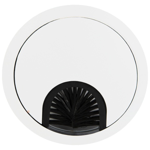 Przepust kablowy aluminiowy okrągły przelotka fi 60mm Biały