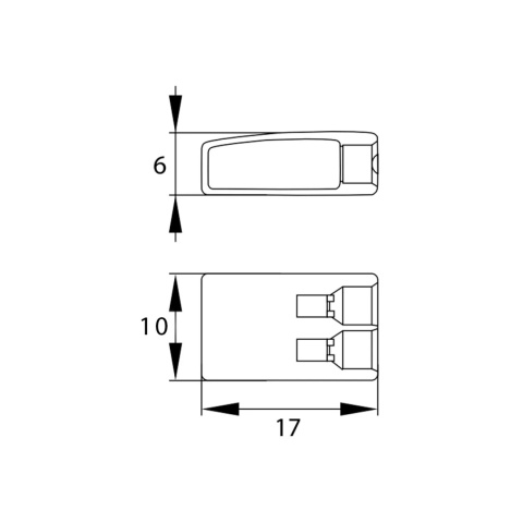 Szybkozłączki na drut 2×2.5mm PC22 100szt BEMKO