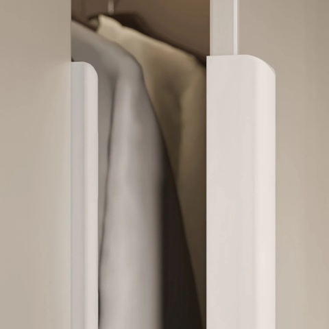 Uchwyt meblowy krawędziowy GTV HEXA, C=2×256 mm, L=596 mm – KASZMIR