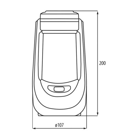 Wielofunkcyjna lampa kempingowa led akumulatorowa 1200mAh USB-C IP42 BEMKO