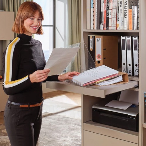 Zestaw - Szuflada tackowa Movento L-450 pełny wysuw Blumotion BLUM