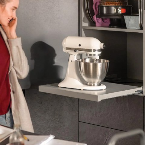 Zestaw - szuflada tackowa Movento L-600 pełny wysuw, Tip-On Blumotion BLUM