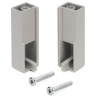 Zestaw uchwytów do drążka do szafy L+P LUXE Kaszmir Emuca