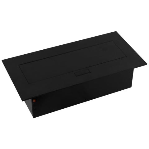 Gniazdo wpuszczane chowane w blat FLEXIPORT Czarne z USB GTV