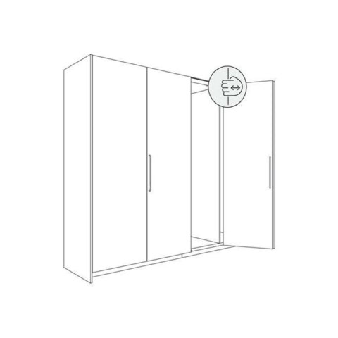 Hawa Folding III Pull 25 kg/ tor dł.1400 mm/ H 1900-2700 mm / prawa aluminium