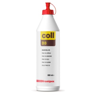Klej do drewna HRANICOLL D3 COLL HRANIPEX PVAC 800ML
