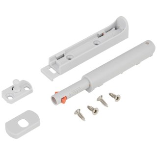 Odbojnik meblowy amortyzator od-08a push to open z zatrzaskiem mocny szary