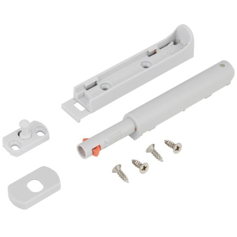 Odbojnik meblowy amortyzator od-08a push to open z zatrzaskiem mocny szary