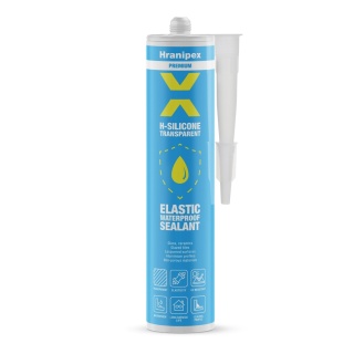 Silikon bezbarwny uniwersalny transparentny Hranipex 280ml