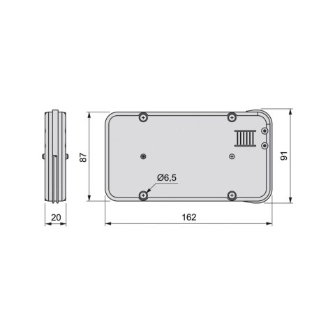 Ogranicznik barkowy MINIWINCH 16kg Emuca