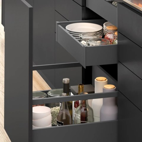 Relingi do szuflad VERTEX L-400 EMUCA - antracyt