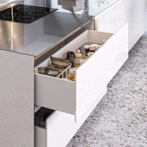 Szuflada VERTEX 3D L-300mm H-131mm Biała EMUCA