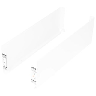 Boki do szuflady SIMPLEX H-159 L-350mm wysokie Białe