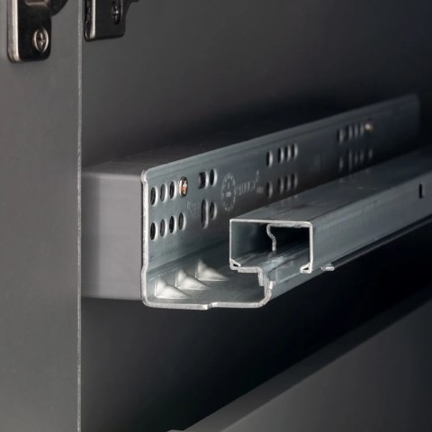 Listwa Dystans do prowadnic szuflad 25mm - antracyt