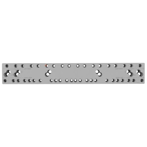 Listwa Dystans do prowadnic szuflad 25mm - szary