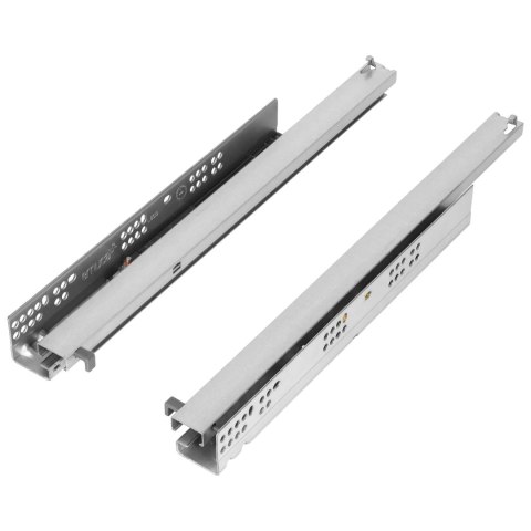 Prowadnice do szuflady SIMPLEX 16mm L-450mm Silver Pełny wysuw