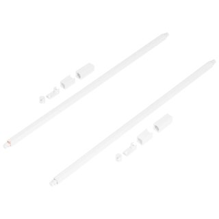 Relingi do szuflady SIMPLEX L-400mm Białe