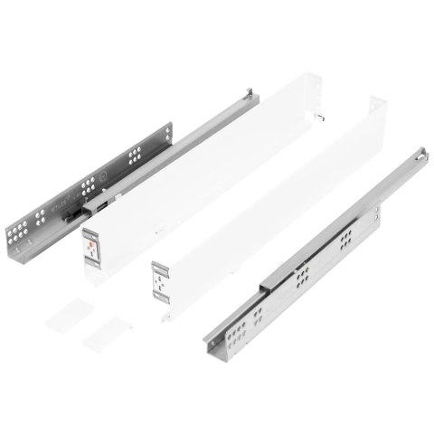 Szuflada SIMPLEX H-88 L-350mm Częściowy Wysuw niska Biała