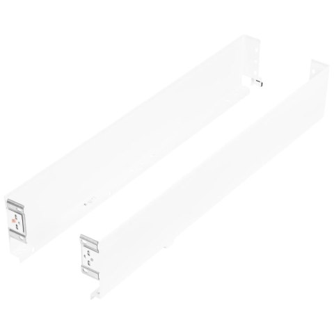 Szuflada SIMPLEX H-88 L-450mm Częściowy Wysuw niska Biała